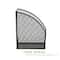 Mind Reader 2 Pack Black Jumbo Metal Mesh File Organizer